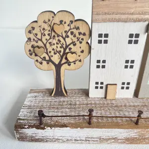 PF&A Wooden House Scene - Rustic Village