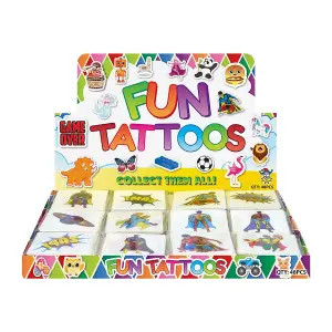 Henbrandt Superhero Temporary Tattoo (Pack of 12) Multicoloured (One Size)