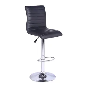 Jam Square Glass Grey Gloss Bar Table 4 Ripple Black Stools