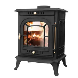 SunDaze 7KW Woodburning Multifuel Stove Cast Iron Log Burner Defra Approved Eco Design