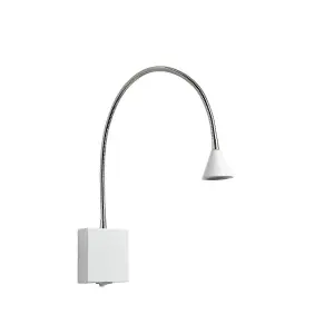 Lucide Buddy Modern Bedside Lamp - LED - 1x4W 4000K - White