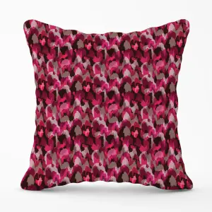 Modern Pink Animal Print Cushions 45cm x 45cm