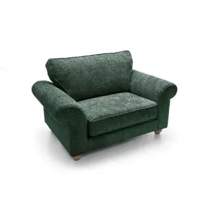 Ingrid Collection Cuddle Chair in Jungle Green