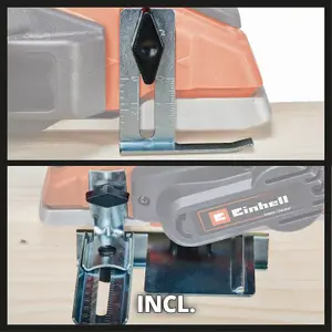 Einhell Cordless Planer 18V Power X-Change Includes TCT Blade With Guide Depth Stop 2mm Depth TE-PL 18/82 Li - Body Only