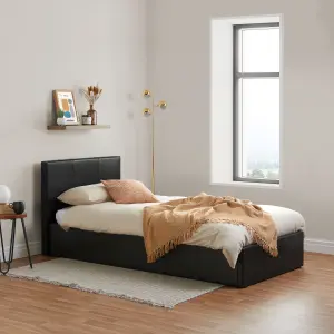 Birlea Berlin Single Ottoman Bed Brown