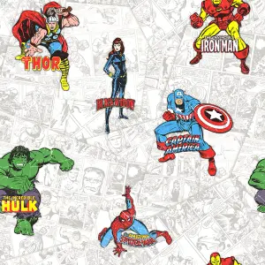 Marvel Multi Novelty Pearl effect Embossed Wallpaper