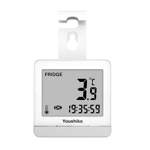 YC9020 Fridge & Freezer thermometer with Easy to Read LCD Display, Max / Min Function