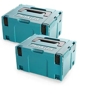 Makita MAKPAC Stacking Connector Tool Case Systainer TYPE 3 396 X 296 X 210 x 2