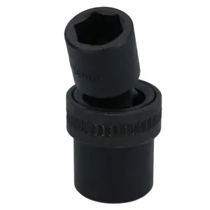 14mm 1/2in Drive Universal Swivel Wobble Metric Impact Shallow Socket 6 Point