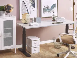 Adjustable Desk Electric Grey DESTIN