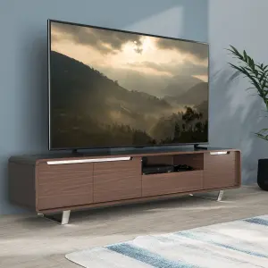 AVF Marquis 2m TV Stand, for TVs up to 95" - Walnut