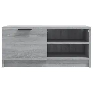 Berkfield TV Cabinets 2 pcs Grey Sonoma 80x35x36.5 cm Engineered Wood