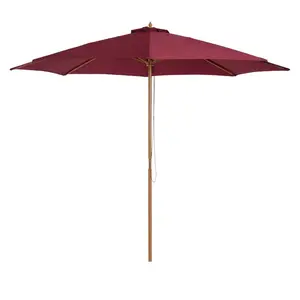 Lakewood 300cm Market Parasol Red