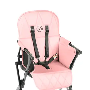 Flip Magic Fold Highchair Blush Pink