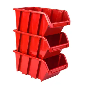 WALL MOUNTED TOOL PEG BOARD SET GARAGE STORAGE BINS WORKSHOP RACK SHED ORGANISER Model 12