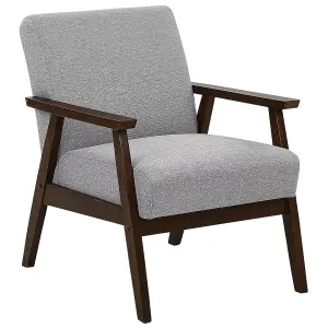 Beliani Retro Armchair ASNES Grey