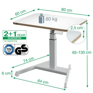 Leitz Ergo Electric Sit & Standing Desk Adjustable Home Office Compter Laptop Table Workstation