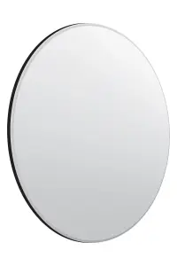 MirrorOutlet All Glass Bevelled Classic Round Mirror 120 x 120CM