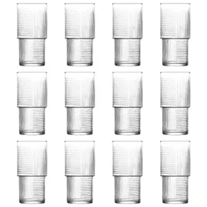 LAV Helen Stacking Highball Glasses - 400ml - Pack of 12