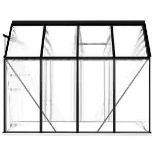 Berkfield Greenhouse with Base Frame Anthracite Aluminium 4.75 m2