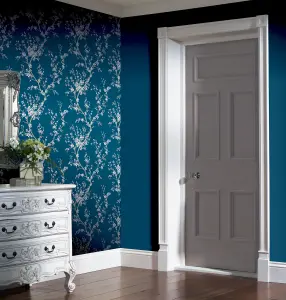 Arthouse Oriental Trail Teal Wallpaper