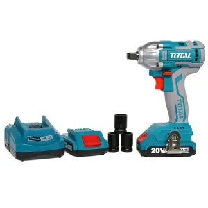 Total Li-Ion 20V Impact Wrench (with 2 x Batteries & Charger) - TIWLI2001