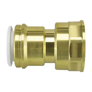 John Guest Speedfit Brass Cylinder Adaptor 22mm X 1" Female