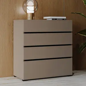 Kross 80cm Drawer Unit in Rich Congo - Elegant Organisation for Contemporary Spaces