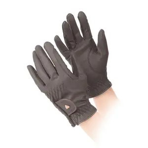 Aubrion Womens/Ladies PU Riding Gloves Brown (L)