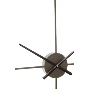 Interiors by Premier Trinity Rust Finish Wall Clock