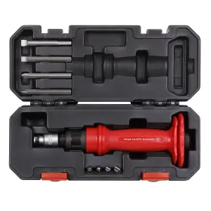 Sealey Heavy Duty Impact Driver Set With Protection Grip 10 Pieces AK2084