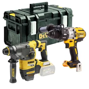 DeWalt DCK2033 Flexvolt 54v DCH333 SDS Hammer DCD996 Combi Drill Bare + Case