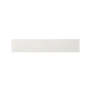 GoodHome Alpinia Matt ivory painted wood effect shaker Standard Appliance Filler panel (H)115mm (W)597mm