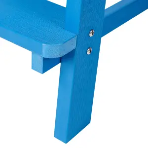 Garden Bar Chair ADIRONDACK Synthetic Material Blue