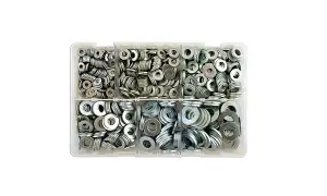 Assorted Table 4 Flat Washers Box Qty 800 Connect 31865