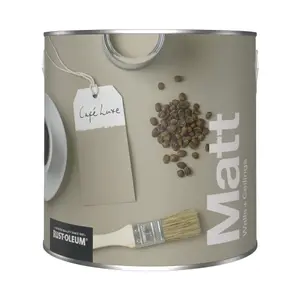 Rust-Oleum Washable Matt Wall Paint - Café Luxe 2.5L