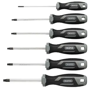 Draper TX-STAR Soft Grip Screwdriver Set (6 Piece) 13434