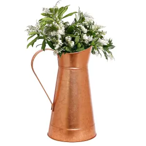 Traditional Watertight Copper Jug Flower Vase