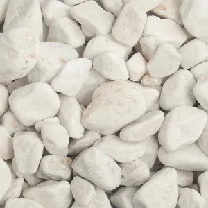 simpa 20-40mm White Pebbles Bag 20kg