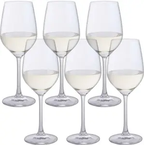 Dartington Crystal Bar Six White Wine Glasses (Set Of 6) Dartington Crystal