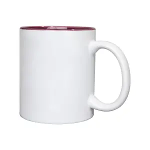 4Pack 11oz White 2Tone Sublimation Mugs Perfect for Custom Printing