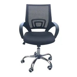 Tate Mesh Back Office Chair Black