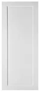 1 panel Unglazed Shaker White Internal Door, (H)1981mm (W)762mm (T)35mm