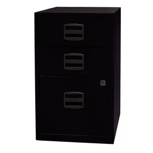 41.3cm Wide 3 -Drawer File Cabinet Black