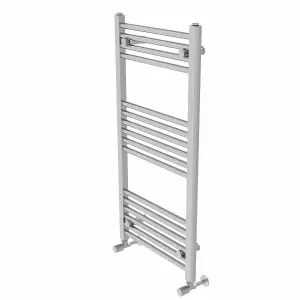 Rinse Modern Bathroom Heated Towel Rail Ladder Radiator 1000x500mm Straight for Bathroom Kitchen Chrome