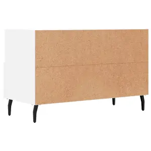 Berkfield TV Cabinet White 80x36x50 cm Engineered Wood