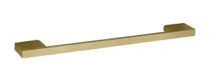 Furniture Handle Square D Shape Handle, 223mm (192mm Centres) - Brushed Brass