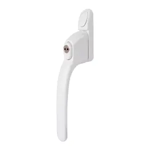 Timber Series Connoisseur MK2 Inline Locking Espag Window Handle - White (Non Handed)