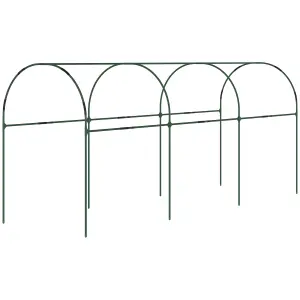 Outsunny Tomato Greenhouse with Top Tap, Pointed Bottom and Guy Ropes, Clear