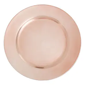 Maison by Premier Dia Rose Gold Flat Style Charger Plate